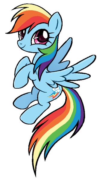 Size: 447x829 | Tagged: safe, artist:muffinz, derpibooru import, rainbow dash, pony, unicorn, image, png, simple background, solo, white background