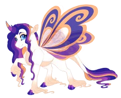 Size: 4200x3400 | Tagged: safe, artist:gigason, derpibooru import, oc, oc:agathina, changepony, hybrid, female, image, interspecies offspring, magical gay spawn, offspring, parent:shining armor, parent:thorax, png, simple background, solo, transparent background, unshorn fetlocks