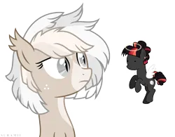 Size: 5500x4300 | Tagged: safe, artist:suramii, derpibooru import, oc, oc:cuddy, oc:night vision, unofficial characters only, pony, absurd resolution, angel, image, png, shoulder angel, simple background, transparent background