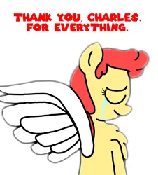 Size: 3023x3351 | Tagged: safe, artist:professorventurer, derpibooru import, oc, oc:power star, ponified, pegasus, pony, charles martinet, crying, image, pegasus oc, png, rule 85, super mario 64, super mario bros., tears of joy, tribute, wings