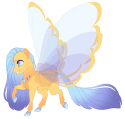 Size: 4300x4100 | Tagged: safe, artist:gigason, derpibooru import, oc, oc:gentle wing, changepony, hybrid, female, image, magical gay spawn, offspring, parent:flash sentry, parent:thorax, png, simple background, solo, transparent background