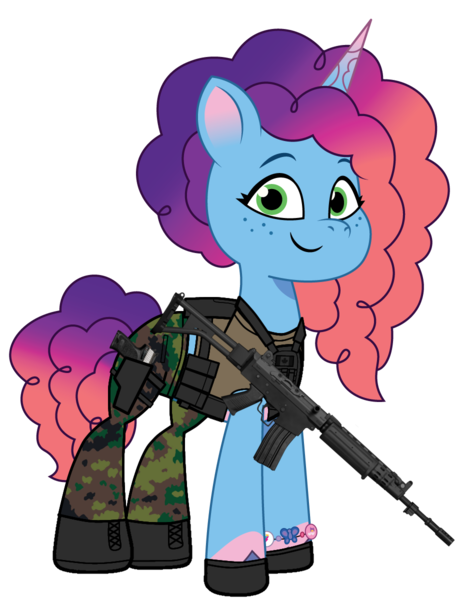 Size: 920x1200 | Tagged: safe, artist:edy_january, artist:prixy05, derpibooru import, edit, vector edit, pony, unicorn, g5, my little pony: tell your tale, armor, assault rifle, body armor, boots, camouflage, canada, canadian, clothes, delta forces, fn fnc, fnc, gloves, guerilla, gun, handgun, image, looking at you, military, military uniform, misty brightdawn, pistol, png, rifle, rockie, rockie misty, shirt, shoes, simple background, soldier, soldier pony, solo, special forces, tactical pony, tanktop, transparent background, uniform, us army, usp 45, vector, warfighter, weapon