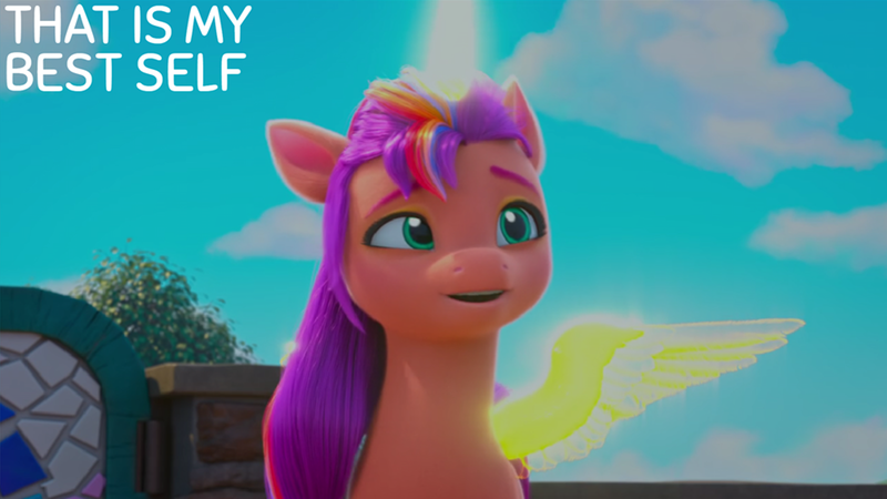 Size: 2000x1125 | Tagged: safe, derpibooru import, edit, edited screencap, editor:quoterific, screencap, sunny starscout, g5, my little pony: make your mark, my little pony: make your mark chapter 2, ali-conned, image, png, solo