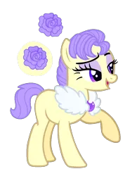 Size: 900x1200 | Tagged: safe, artist:charlie03bigote, derpibooru import, cream puff, earth pony, pony, female, image, mare, older, older cream puff, png, raised hoof, simple background, solo, transparent background