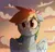 Size: 2167x2076 | Tagged: safe, alternate version, artist:welost, derpibooru import, rainbow dash, pegasus, pony, bandaid, bandaid on nose, bust, cloud, female, flower, flower in hair, happy, image, jewelry, jpeg, looking at you, mare, pendant, portrait, smiling, solo