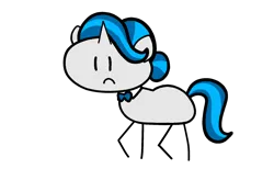 Size: 1824x1200 | Tagged: safe, artist:mystery shore, derpibooru import, vinyl scratch, pony, unicorn, female, image, in a nutshell, in a nutshell but mirror version, mare, mirror universe, png, simple background, solo, stick pony, transparent background