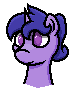 Size: 76x91 | Tagged: safe, artist:rony ram, derpibooru import, oc, oc:grapie, unofficial characters only, pony, unicorn, horn, image, looking at you, pixel art, png, simple background, solo, sticker, transparent background