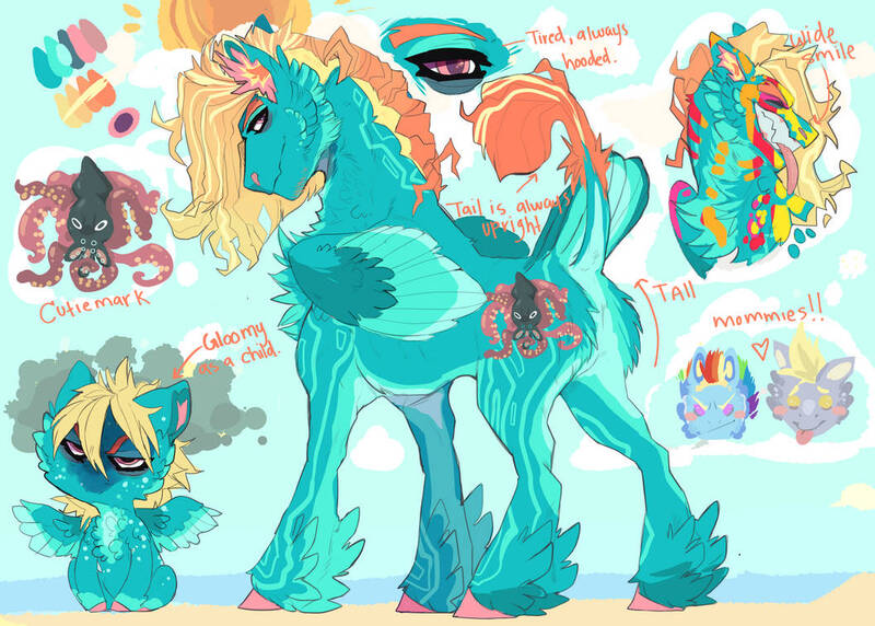 Size: 1057x756 | Tagged: safe, artist:dingobreath, oc, oc:risky gambit, unofficial characters only, pegasus, pony, alternate design, blue background, butt fluff, cheek feathers, chest fluff, coat markings, colored hooves, colt, cutie mark, feathered fetlocks, folded wings, image, jpeg, looking at you, looking back, looking back at you, magical lesbian spawn, male, next generation, offspring, parent:derpy hooves, parent:rainbow dash, parents:derpydash, raised tail, reference sheet, self paradox, simple background, solo, spread wings, stallion, tail, tail feathers, twitterina design, wings