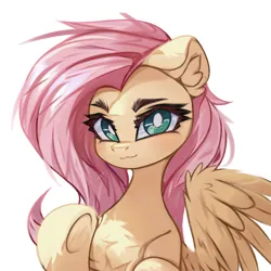 Size: 4096x4096 | Tagged: safe, artist:jfrxd, derpibooru import, fluttershy, mean fluttershy, pegasus, pony, the mean 6, clone, image, png, solo