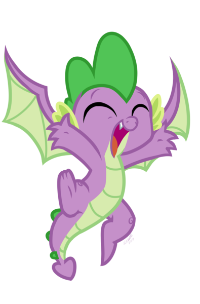 Size: 800x1214 | Tagged: safe, artist:emositecc, derpibooru import, spike, dragon, arms in the air, claws, cute, eyes closed, happy, image, male, open mouth, png, simple background, smiling, solo, spikabetes, spread wings, transparent background, winged spike, wings