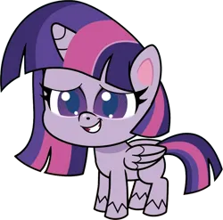 Size: 898x889 | Tagged: safe, artist:pascalmulokozi2, derpibooru import, edit, edited screencap, screencap, twilight sparkle, twilight sparkle (alicorn), alicorn, pony, my little pony: pony life, the mysterious voice, spoiler:pony life s01e20, female, image, mare, not a vector, png, simple background, solo, transparent background, worried smile