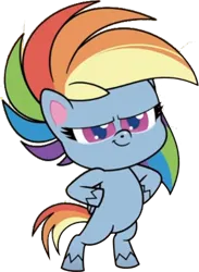 Size: 356x486 | Tagged: safe, artist:pascalmulokozi2, derpibooru import, edit, edited screencap, screencap, rainbow dash, pegasus, pony, my little pony: pony life, the mysterious voice, spoiler:pony life s01e20, bipedal, female, image, mare, not a vector, png, simple background, solo, transparent background