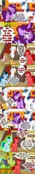 Size: 1024x5020 | Tagged: safe, artist:jasperpie, derpibooru import, shining armor, thorax, oc, oc:aramau, oc:jasper pie, oc:silver quill, changedling, changeling, comic:it's good to be helping, comic, cuffs, disguise, disguised changeling, fez, glasses, hat, image, jpeg, pie's pizzeria