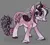 Size: 1320x1200 | Tagged: safe, artist:frowoppy, derpibooru import, oc, unofficial characters only, kirin, cloven hooves, colored hooves, female, gray background, image, looking at you, pale belly, png, quadrupedal, simple background, socks (coat marking), solo, spots, twitterina design, unshorn fetlocks