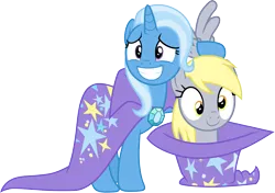 Size: 4251x3000 | Tagged: safe, artist:cloudy glow, derpibooru import, derpy hooves, trixie, a matter of principals, image, png, simple background, transparent background, vector