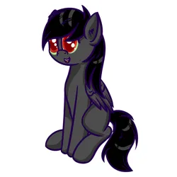 Size: 1280x1280 | Tagged: safe, artist:ask-fleetfoot, derpibooru import, king sombra, pegasus, pony, image, palette swap, png, race swap, recolor, rule 63, simple background, solo, white background