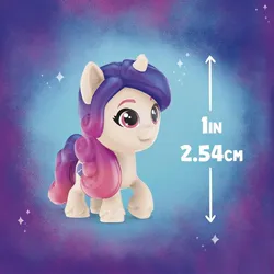 Size: 1500x1500 | Tagged: safe, derpibooru import, official, g5, hasbro, image, irl, jpeg, mini world magic, photo, sherbet sunset, solo, toy