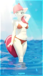 Size: 2160x3840 | Tagged: suggestive, artist:vyprae, derpibooru import, roseluck, anthro, earth pony, art pack:equestria bikini club, 3d, belly button, bikini, bikini bottom, bikini top, breasts, busty roseluck, clothes, crepuscular rays, female, high res, image, nail polish, png, solo, solo female, swimsuit, tail