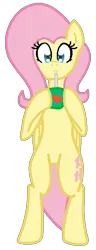 Size: 294x763 | Tagged: safe, artist:penguinpotential, derpibooru import, edit, editor:pagiepoppie12345, fluttershy, pegasus, pony, apple, bipedal, female, flutterjuice, food, image, juice, juice box, mare, png, simple background, solo, solo female, straw, transparent background, wings, youtube link