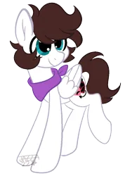 Size: 713x1000 | Tagged: safe, artist:loopydalamb, derpibooru import, oc, oc:markey malarkey, unofficial characters only, pegasus, pony, bandana, crossover, cute, image, male, png, simple background, solo, the mark side, transparent background, wrong cutie mark