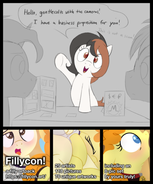 Size: 2000x2400 | Tagged: suggestive, artist:dtcx97, derpibooru import, pound cake, pumpkin cake, oc, oc:monero, earth pony, pegasus, pony, unicorn, art pack:fillycon, art pack, booth, cake twins, colt, cropped porn, cryptocurrency, female, filly, foal, image, incest, male, monero, png, siblings, sketch, speech bubble, stallion, text, twins