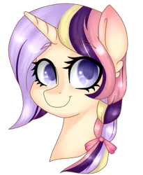 Size: 482x588 | Tagged: safe, artist:oniiponii, derpibooru import, oc, unofficial characters only, pony, unicorn, braid, eyelashes, female, horn, image, mare, png, simple background, solo, transparent background, unicorn oc