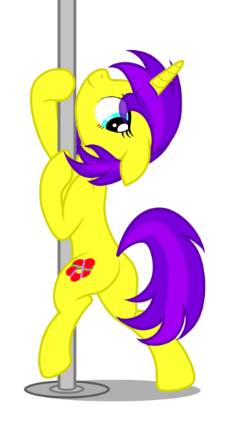 Size: 3199x5877 | Tagged: safe, artist:equestria secret guard, derpibooru import, oc, oc:清明上坟图, unofficial characters only, pony, unicorn, butt, female, horn, image, looking at you, mare, plot, png, pole, pole dancing, sexy, simple background, stripper pole, transparent background, unicorn oc