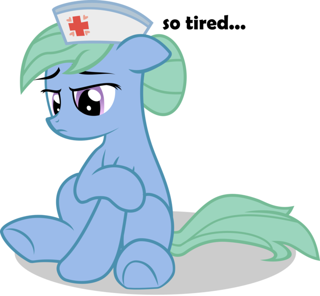 Size: 4062x3764 | Tagged: safe, artist:ispincharles, derpibooru import, nurse tenderheart, earth pony, pony, female, g4, hat, image, mare, nurse, nurse hat, png, simple background, text, transparent background