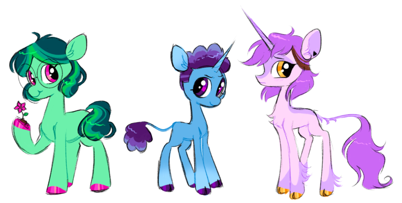 Size: 2047x1037 | Tagged: safe, artist:webkinzworldz, derpibooru import, ponified, earth pony, pony, unicorn, amity blight, gus porter, image, png, simple background, the owl house, trio, white background, willow park