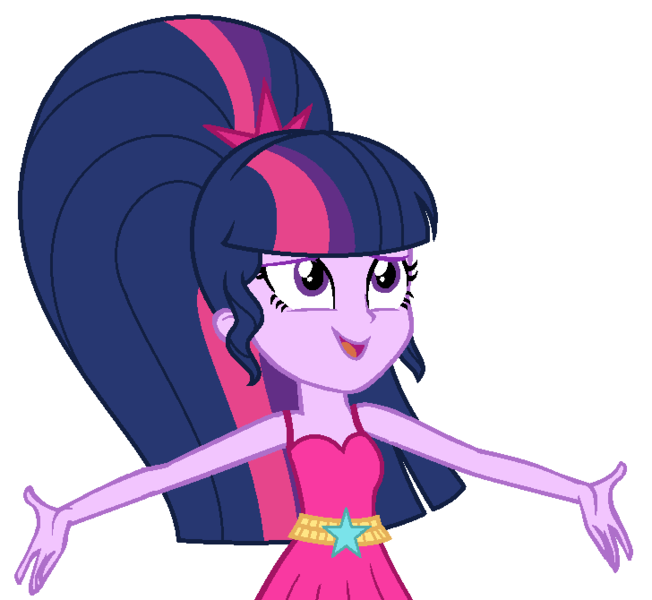 Size: 728x670 | Tagged: safe, artist:sarahalen, derpibooru import, twilight sparkle, human, equestria girls, my past is not today, alternate universe, base used, female, image, png, role reversal, simple background, solo, white background