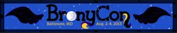 Size: 960x180 | Tagged: safe, derpibooru import, bronycon, bronycon 2013, 2013, banner, brony history, convention, image, logo, mare in the moon, meta, moon, no pony, nostalgia, png, simple background, text, transparent background