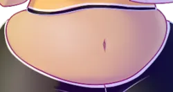Size: 280x149 | Tagged: safe, artist:secretgoombaman12345, derpibooru import, scootaloo, human, belly button, chubby, cropped, fat, humanized, image, png, scootalard