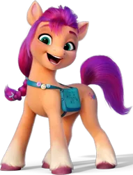 Size: 481x629 | Tagged: safe, derpibooru import, official, sunny starscout, earth pony, pony, g5, 3d, female, image, mare, png, render, simple background, solo, transparent background