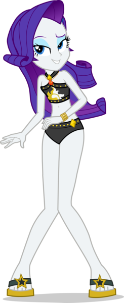 Size: 1882x4602 | Tagged: safe, alternate version, artist:dustinwatsongkx, derpibooru import, rarity, human, equestria girls, equestria girls series, accessory swap, bare shoulders, bikini, bikini bottom, clothes, clothes swap, feet, female, image, png, sandals, simple background, sleeveless, solo, sunset shimmer swimsuit, sunset shimmer's beach shorts swimsuit, swimsuit, swimsuit swap, transparent background, vector