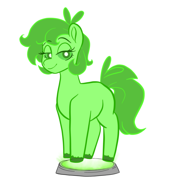 Size: 1247x1279 | Tagged: safe, artist:smirk, derpibooru import, oc, oc:overseer holography, unofficial characters only, earth pony, pony, series:dark experiments, genderless, hologram, hologram oc, image, looking at you, png, simple background, solo, transparent background, unshorn fetlocks