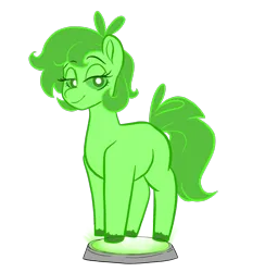 Size: 1247x1279 | Tagged: safe, artist:smirk, derpibooru import, oc, oc:overseer holography, unofficial characters only, earth pony, pony, series:dark experiments, genderless, hologram, hologram oc, image, looking at you, png, simple background, solo, transparent background, unshorn fetlocks
