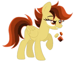Size: 1126x922 | Tagged: safe, artist:monochrome-sunsets, derpibooru import, oc, oc:daring fire, unofficial characters only, pegasus, pony, female, image, magical lesbian spawn, mare, offspring, parent:daring do, parent:spitfire, png, simple background, solo, transparent background