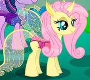 Size: 184x164 | Tagged: safe, derpibooru import, fluttershy, changedling, changeling, changedlingified, female, gameloft, image, jpeg, my little pony: magic princess, species swap