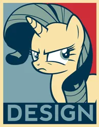 Size: 2200x2837 | Tagged: safe, artist:itsjustred, derpibooru import, rarity, pony, unicorn, hope poster, image, jpeg, poster, propaganda, propaganda poster