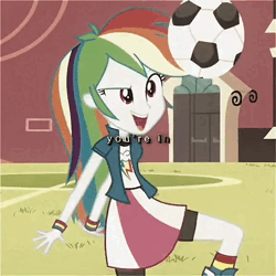 Size: 576x576 | Tagged: safe, derpibooru import, edit, edited screencap, screencap, fluttershy, pinkie pie, rainbow dash, rarity, human, equestria girls, equestria girls (movie), friendship games, legend of everfree, rainbow rocks, ^^, animated, awesome as i want to be, boots, canterlot high, clothes, cute, cutie mark, cutie mark on clothes, dashabetes, drums, electric guitar, evening gloves, eyebrows, eyes closed, fall formal outfits, female, fingerless elbow gloves, fingerless gloves, football, gloves, guitar, helping twilight win the crown, high heel boots, image, long gloves, motorcycle, musical instrument, one eye closed, open mouth, open smile, raised eyebrow, shoes, sleeveless, smiling, sports, text, tiktok, webm, wink