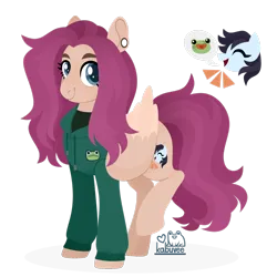 Size: 1920x1920 | Tagged: safe, artist:kabuvee, derpibooru import, oc, pegasus, pony, clothes, female, hoodie, image, mare, png, simple background, solo, transparent background