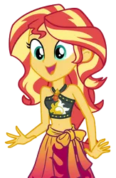 Size: 6571x10080 | Tagged: safe, artist:andoanimalia, derpibooru import, sunset shimmer, equestria girls, equestria girls series, x marks the spot, belly, belly button, bikini, clothes, image, jewelry, midriff, necklace, png, swimsuit