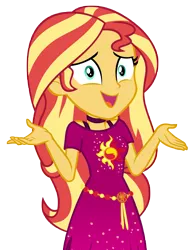 Size: 8574x11118 | Tagged: safe, artist:andoanimalia, derpibooru import, sunset shimmer, equestria girls, equestria girls series, spring breakdown, spoiler:eqg series (season 2), cruise outfit, geode of empathy, image, magical geodes, png, simple background, transparent background, vector