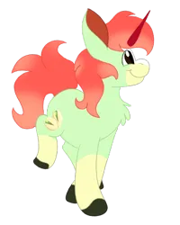 Size: 2000x2500 | Tagged: safe, artist:euspuche, derpibooru import, oc, oc:pistachio, unofficial characters only, donkey, unicorn, image, looking up, male, png, pose, simple background, smiling, transparent background