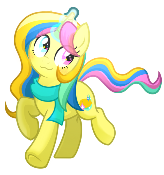 Size: 1500x1600 | Tagged: safe, artist:pinkiemina_憑酱, derpibooru import, oc, oc:lemon, unofficial characters only, pony, unicorn, happy, horn, image, png, simple background, smiling, solo, transparent background, unicorn oc