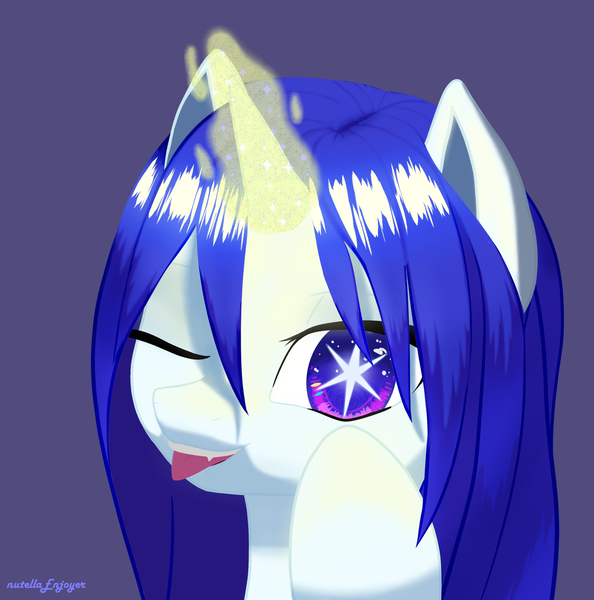 Size: 2968x3000 | Tagged: safe, artist:nutellaenjoyer, derpibooru import, pony, unicorn, image, png, solo