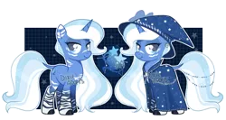 Size: 3328x1764 | Tagged: safe, artist:dixieadopts, derpibooru import, oc, oc:blue wish, hybrid, zony, alternate design, cloak, clothes, female, hat, image, obtrusive watermark, parent:trixie, parent:zecora, png, solo, twitterina design, watermark, witch hat