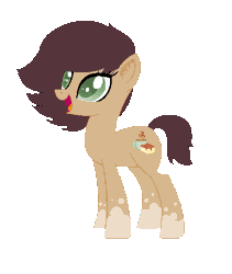 Size: 438x519 | Tagged: safe, artist:pgthehomicidalmaniac, derpibooru import, oc, unofficial characters only, earth pony, pony, animated, base used, coat markings, ear fluff, earth pony oc, gif, image, non-animated gif, simple background, smiling, socks (coat marking), solo, transparent background