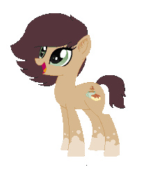 Size: 460x499 | Tagged: safe, alternate version, artist:pgthehomicidalmaniac, derpibooru import, oc, unofficial characters only, earth pony, pony, animated, base used, coat markings, earth pony oc, female, gif, image, mare, non-animated gif, simple background, socks (coat marking), solo, transparent background