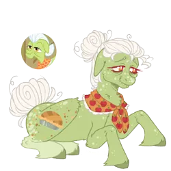 Size: 1000x1000 | Tagged: safe, artist:kazmuun, derpibooru import, granny smith, pony, image, lying down, png, prone, simple background, solo, transparent background